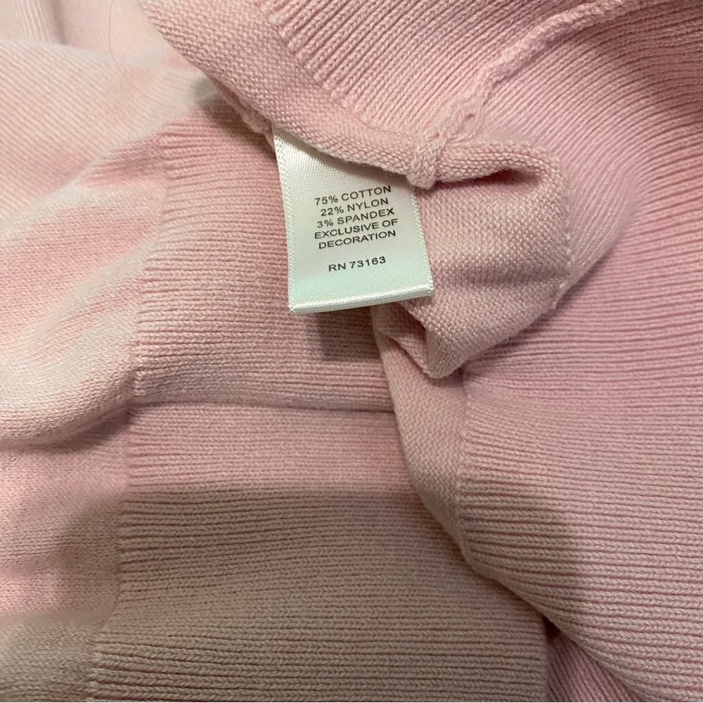 NWT! Pink sweater cardigan size small - Picture 4 of 5